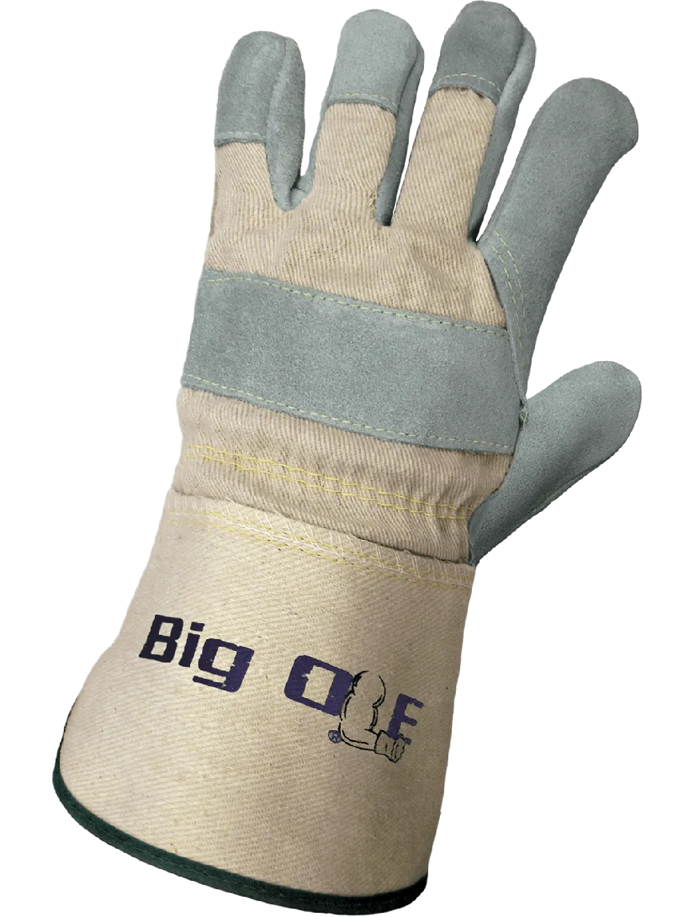 Big Ole® Premium Side Select Split Cow Leather Palm Gloves - 2100GC