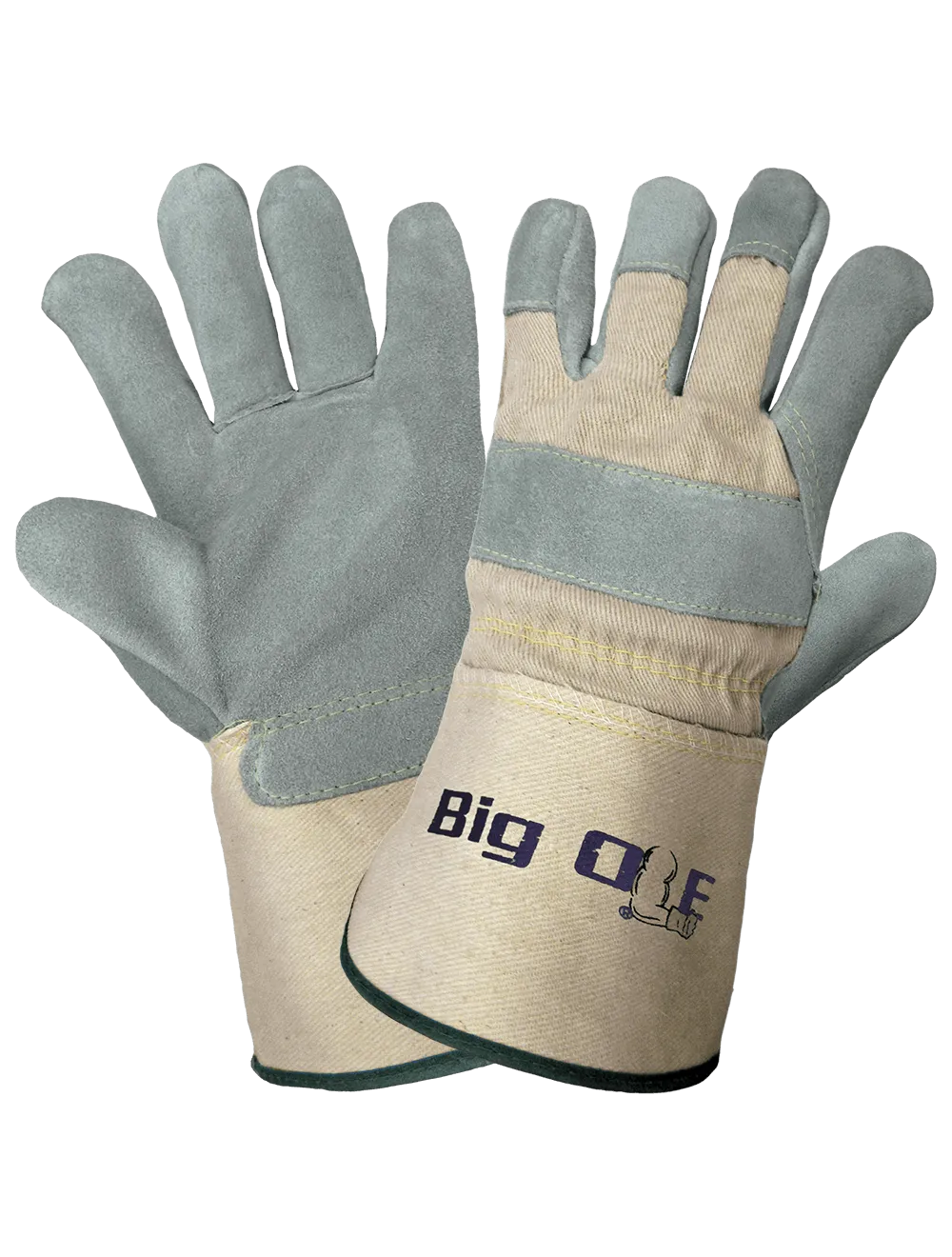 Big Ole® Premium Side Select Split Cow Leather Palm Gloves - 2100GC