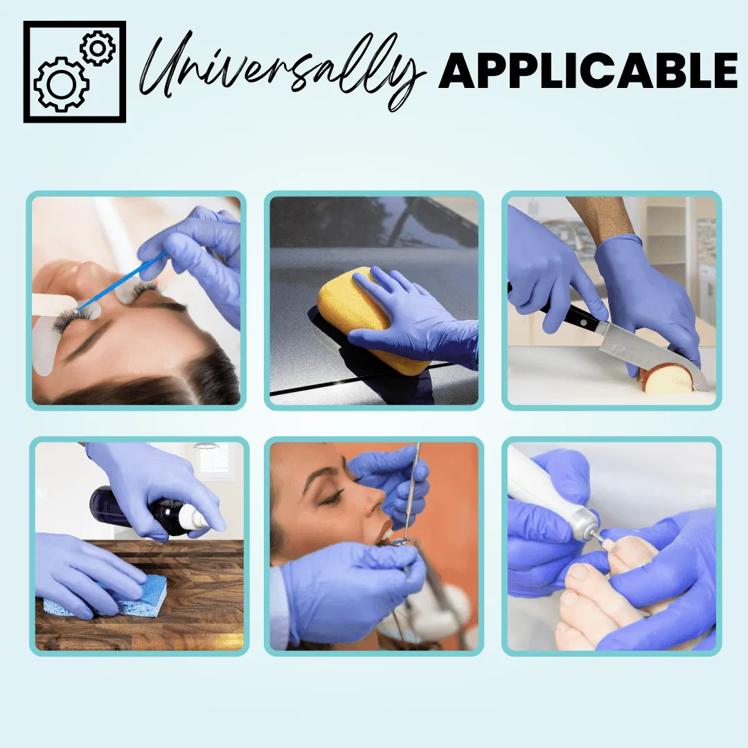 Biodegradable Nitrile Gloves (4.0 Mil) - BLACK (100 gloves/box)
