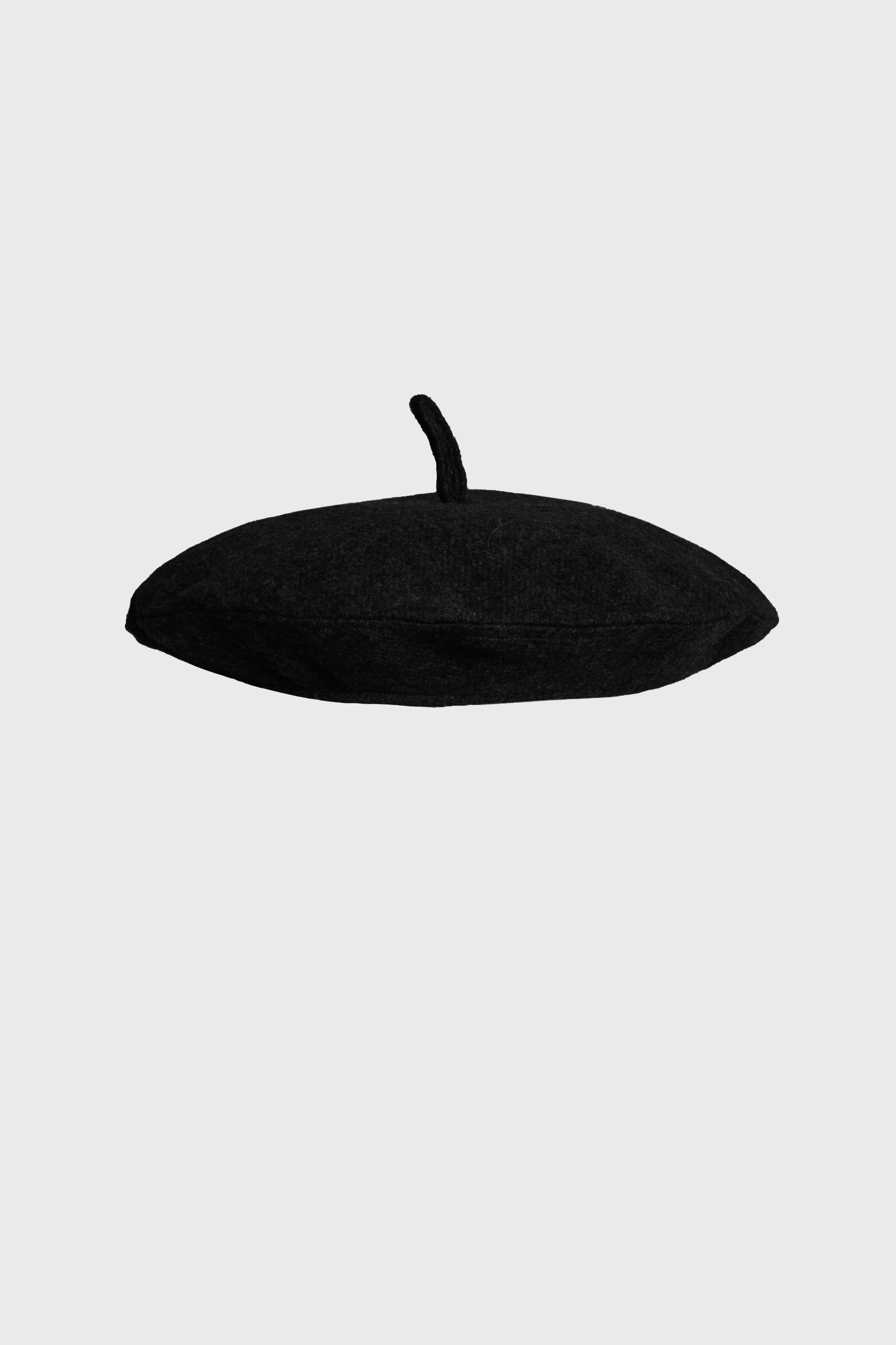 Black Wool beret