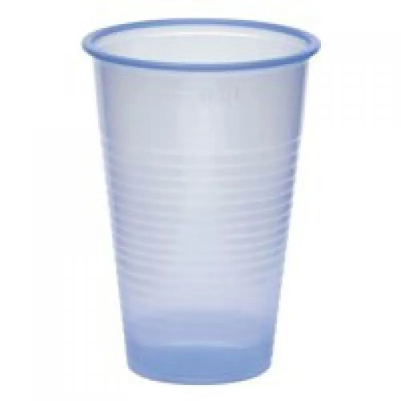 Caterpack Blue Plastic Cups 7oz 50 Pack