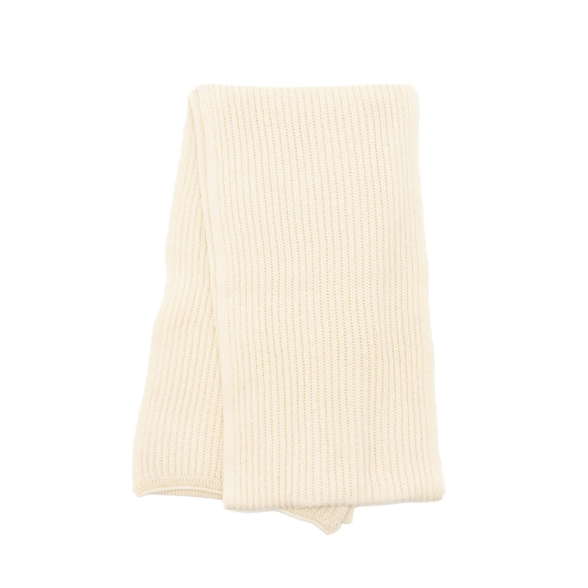 Chanel 23K Chanel Letter cashmere scarf ivory