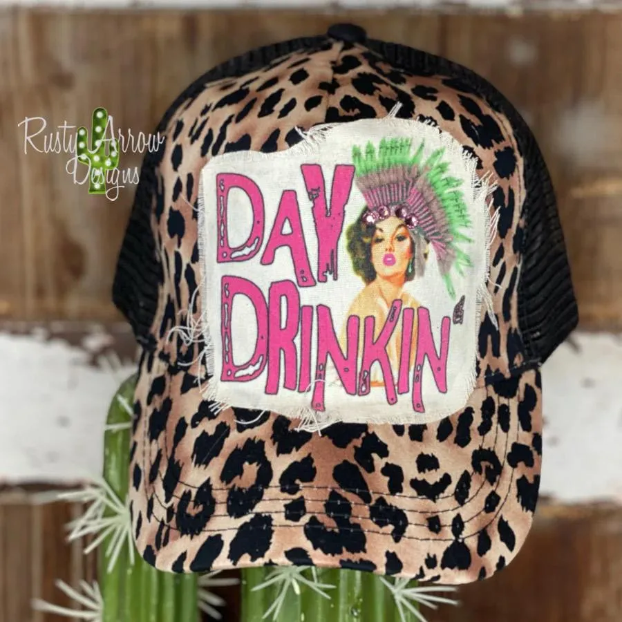 CHEETAH DAY DRINKIN' TRUCKER HAT