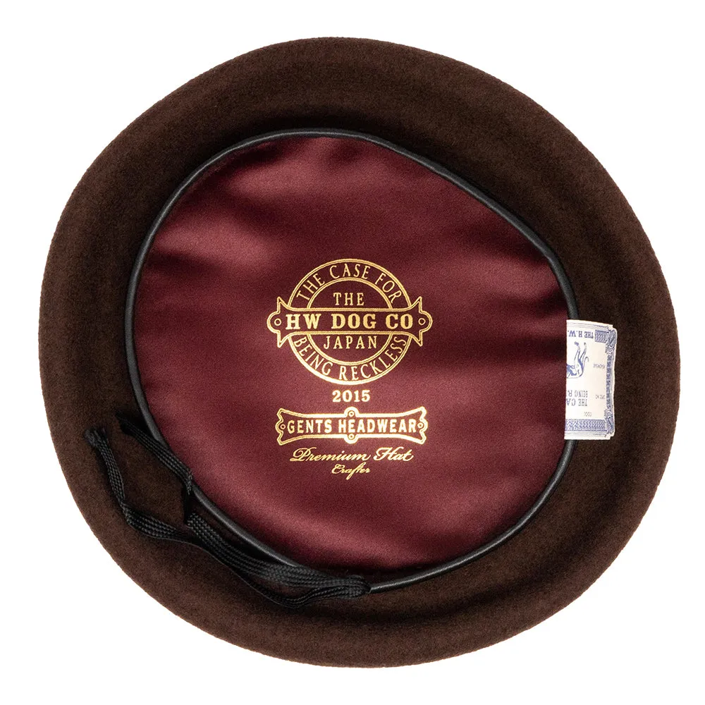 D-00625 LEATHER BERET 62