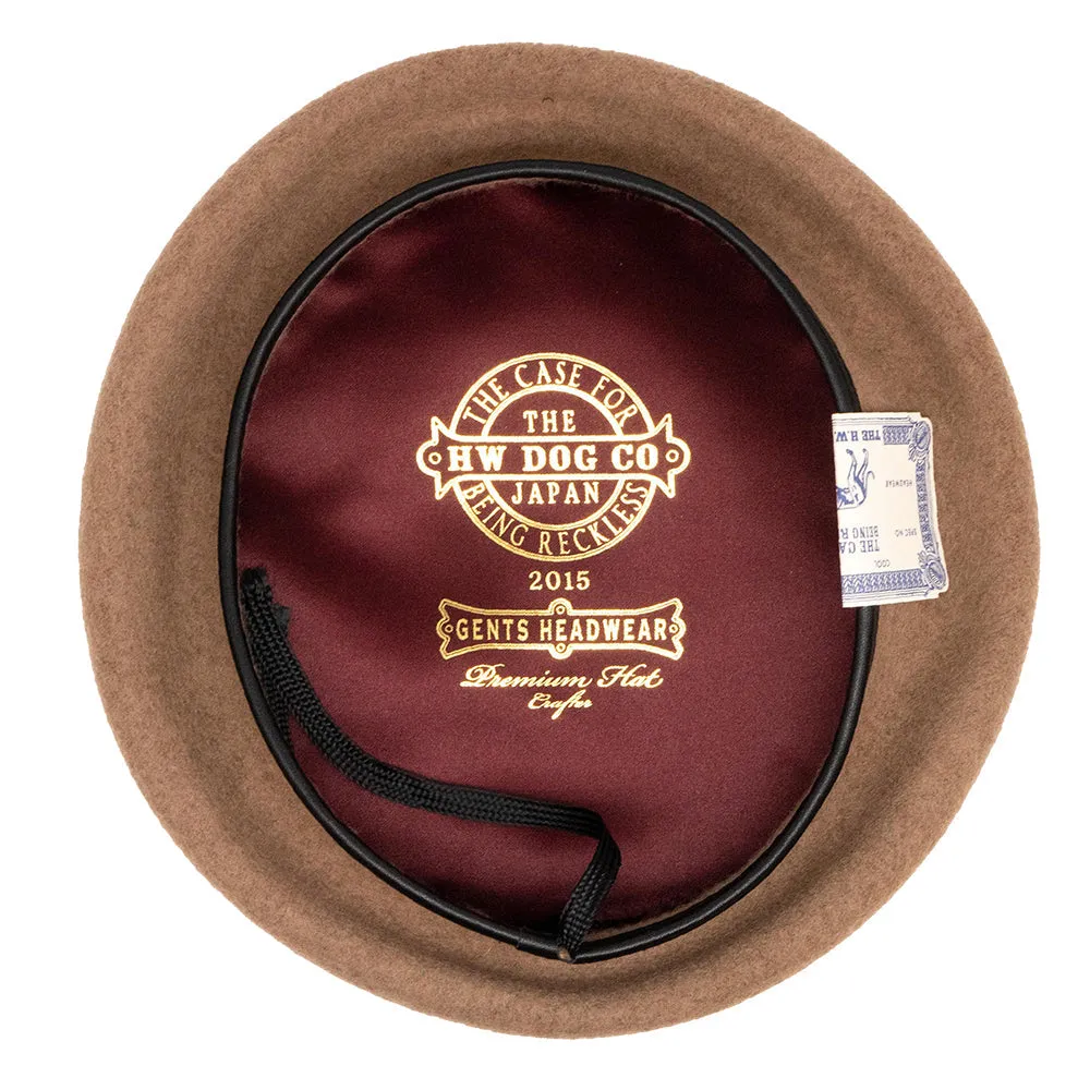 D-00626 LEATHER BERET 63
