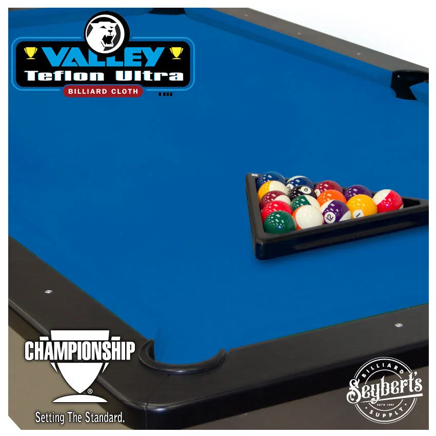 Electric Blue Valley Teflon Ultra Championship Cloth