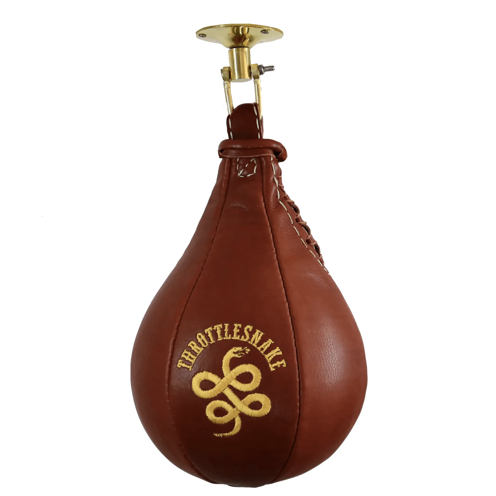 Embroidered Leather Speed Ball