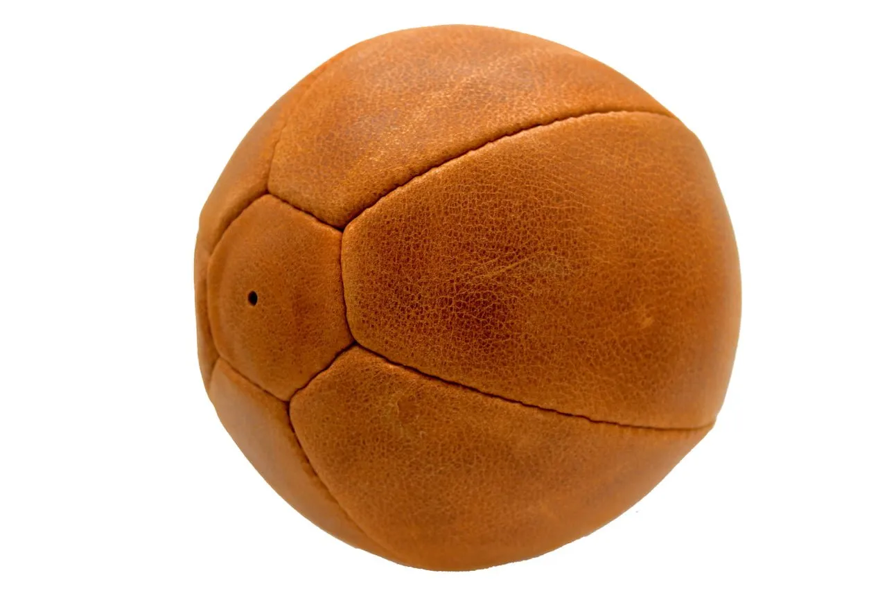 Embroidered Leather Speed Ball