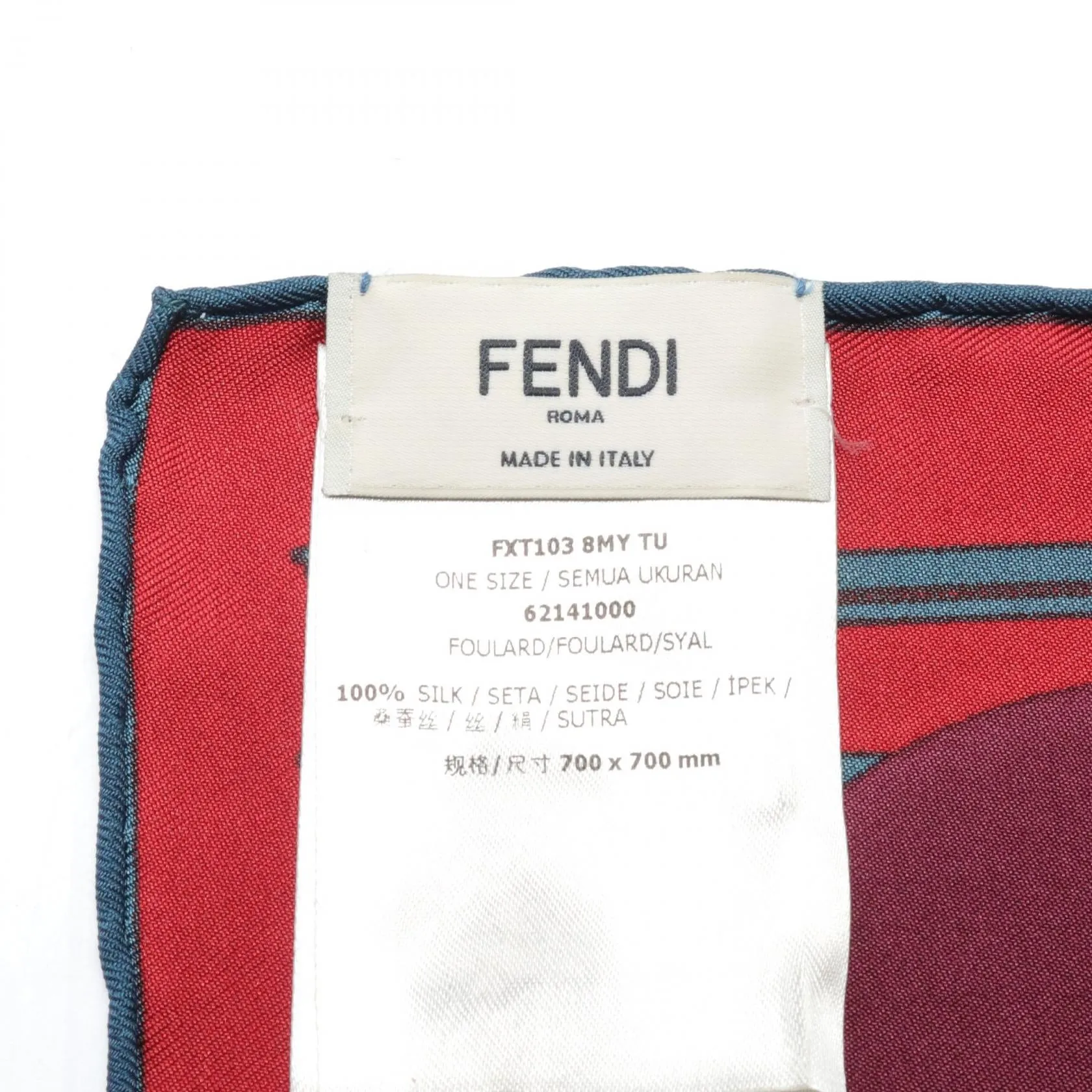 Fendi Silk Scarf Multicolor