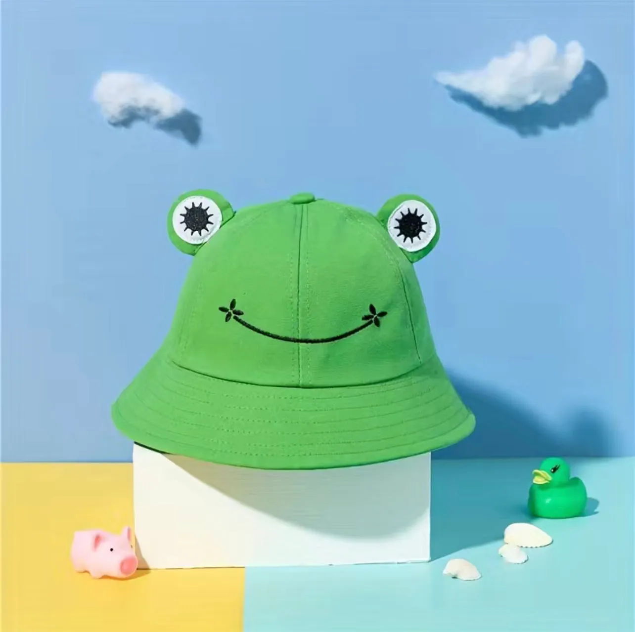 Frog Character Bucket Hat