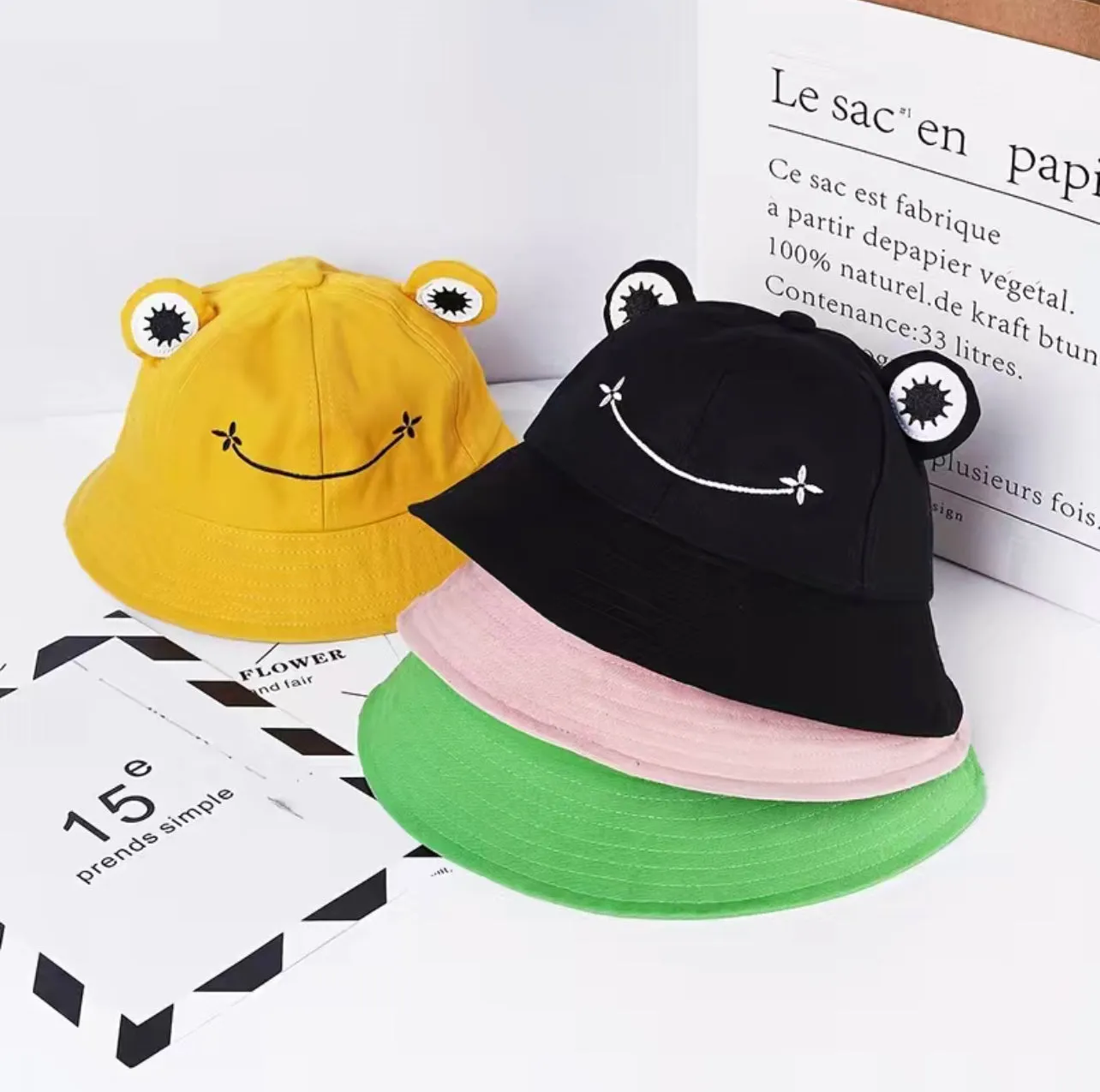 Frog Character Bucket Hat