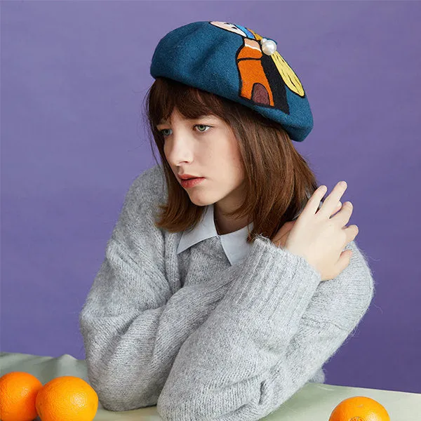 Girl with a Pearl Beret