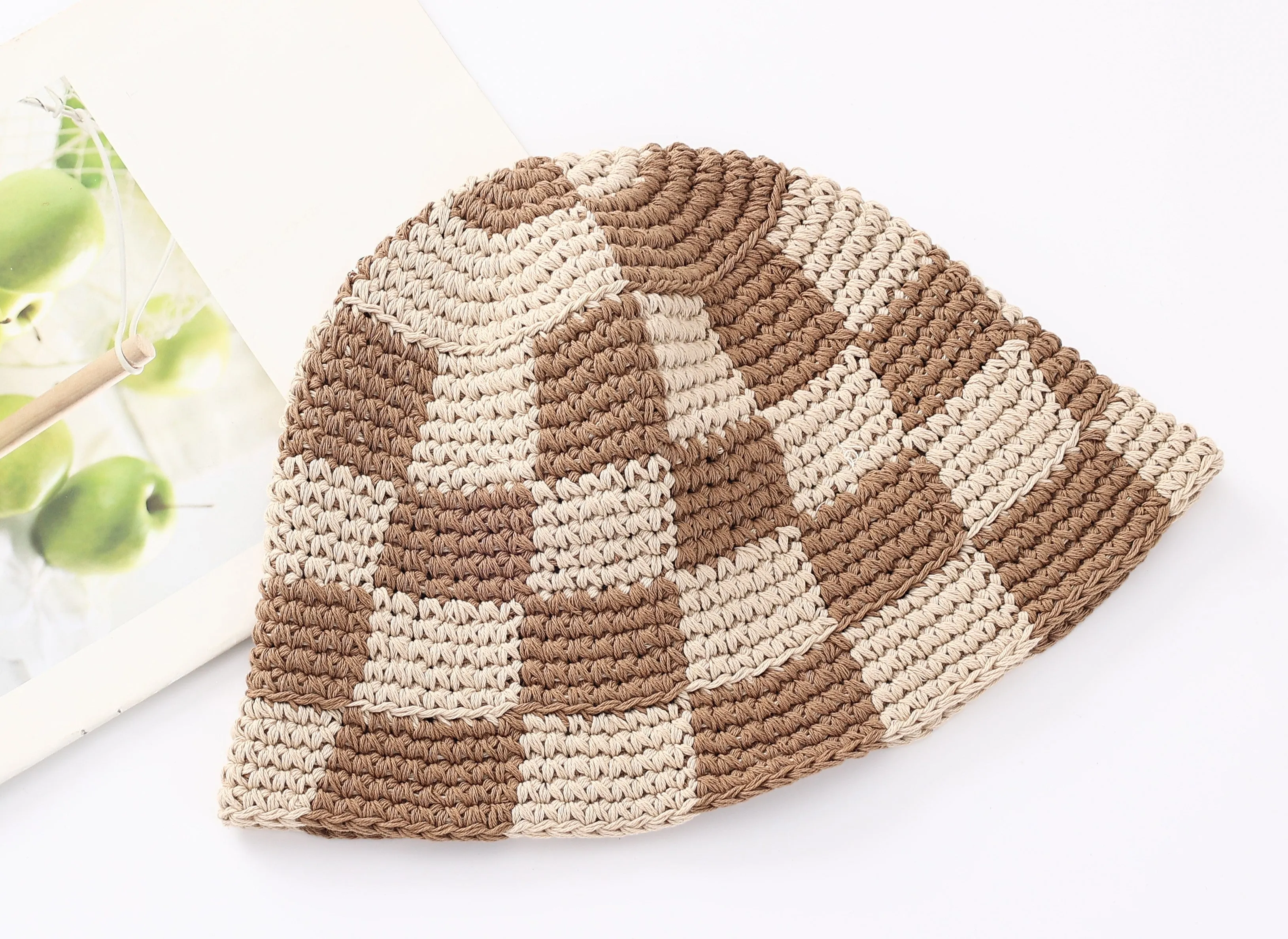 Hailey Checker Bucket Hat