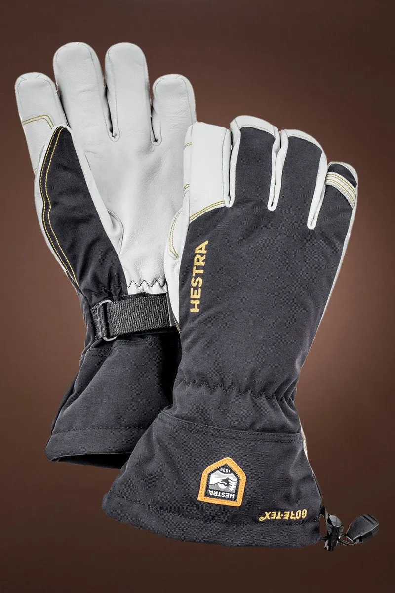 Men's Army Leather Gore-Tex Ski Gloves