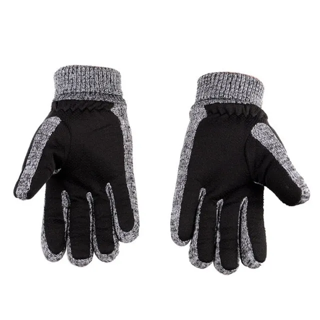 Mens Long Leather Glove