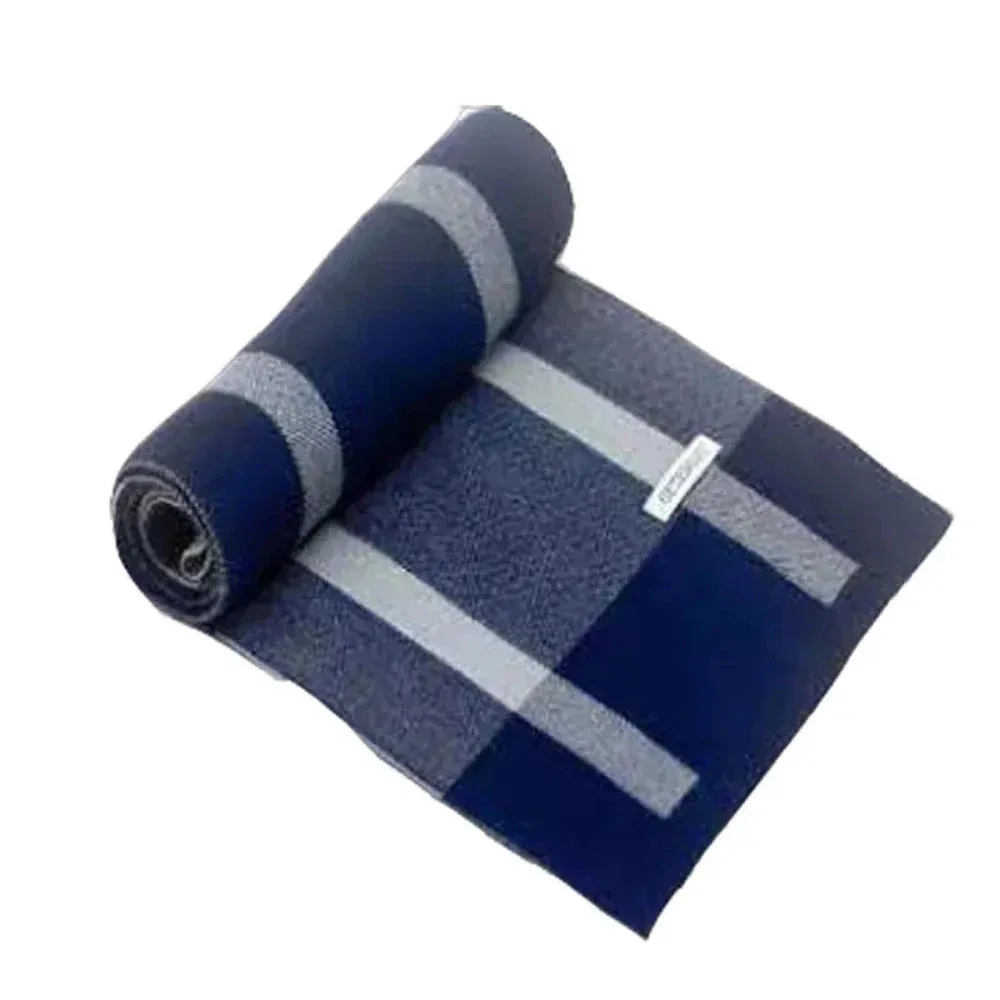 Mens Soft and Warm Plaid Scarf
