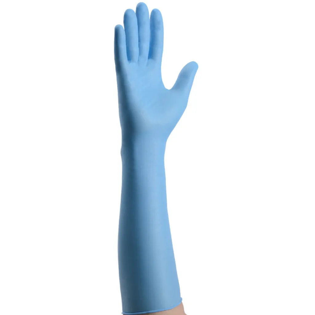 NitraPro 16" Nitrile Exam Gloves (8 mil)| Exam Grade | Case of 500