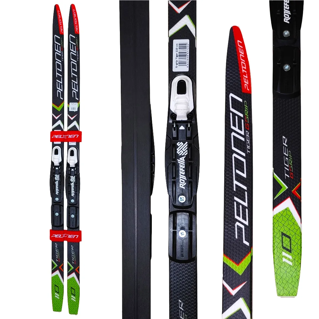 Peltonen G-Grip Tiger Skis with Pre Mounted NNN Bindings
