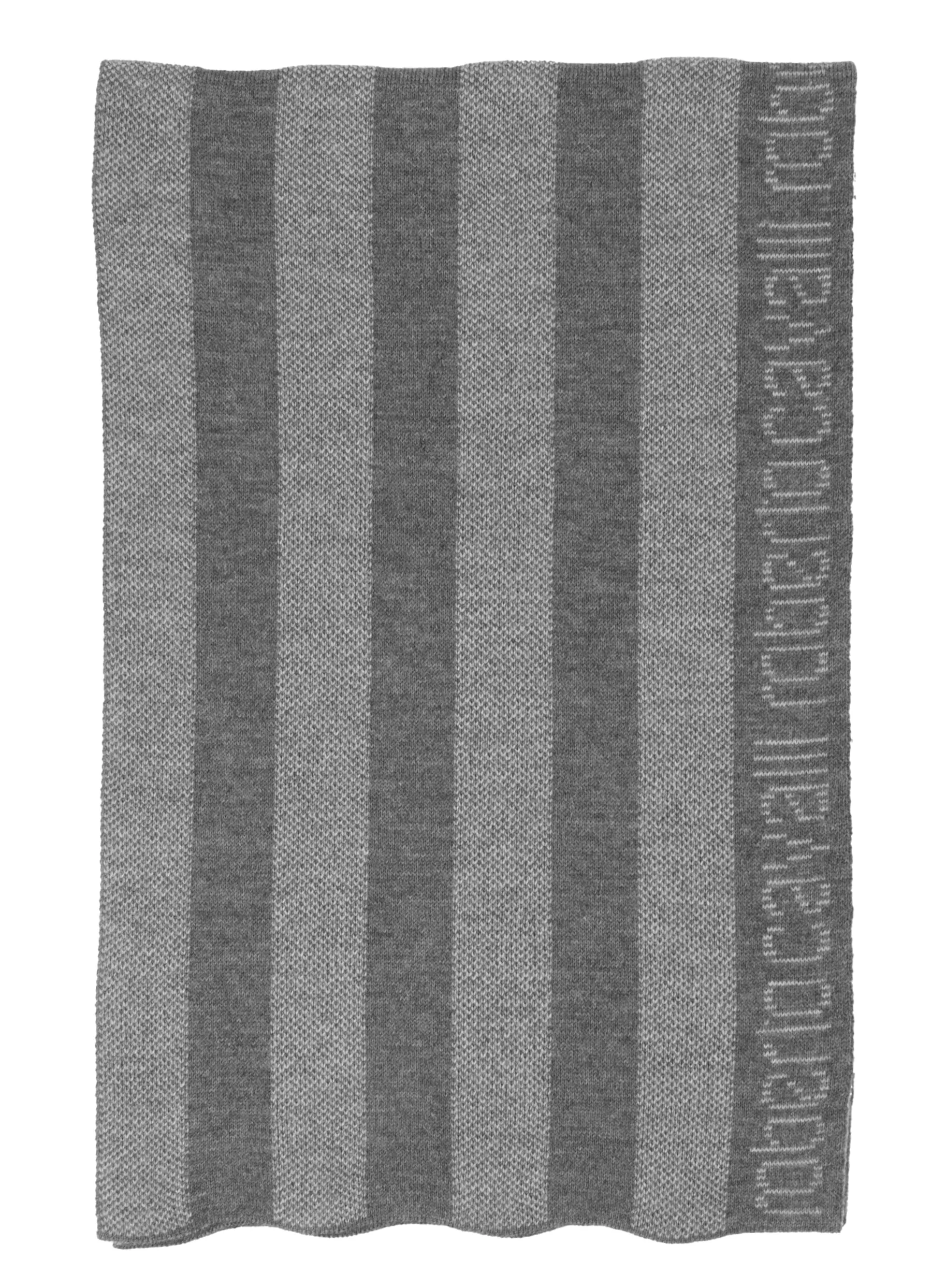 Roberto Cavalli light grey Wool Scarf