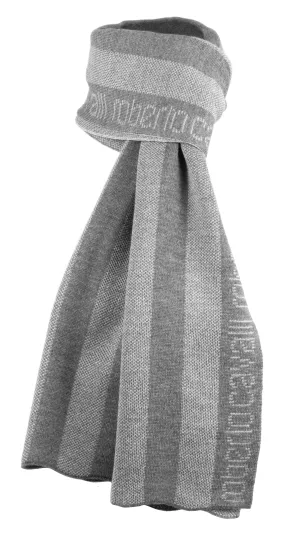 Roberto Cavalli light grey Wool Scarf