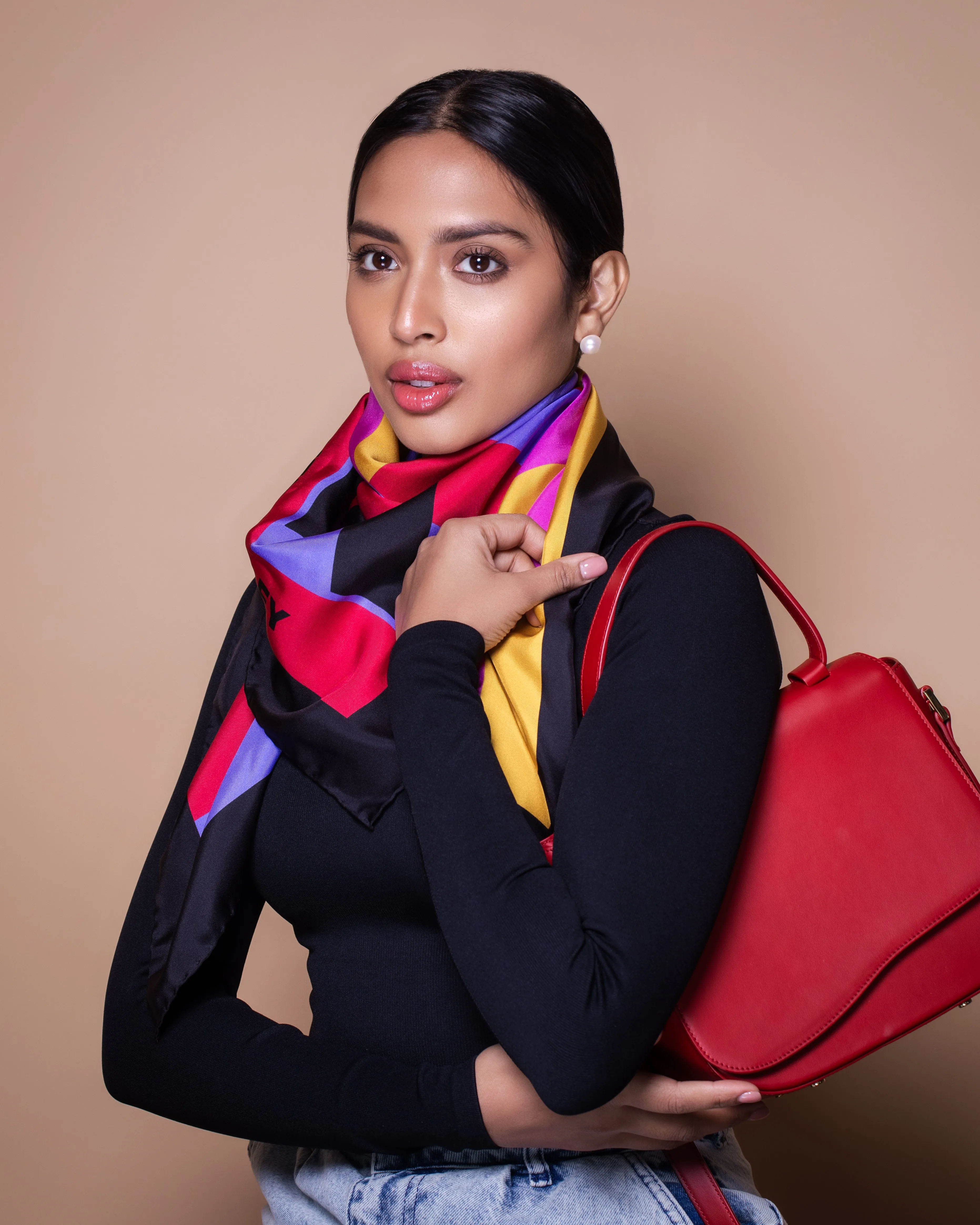 Silks - Venetian Velvet Scarf - 90