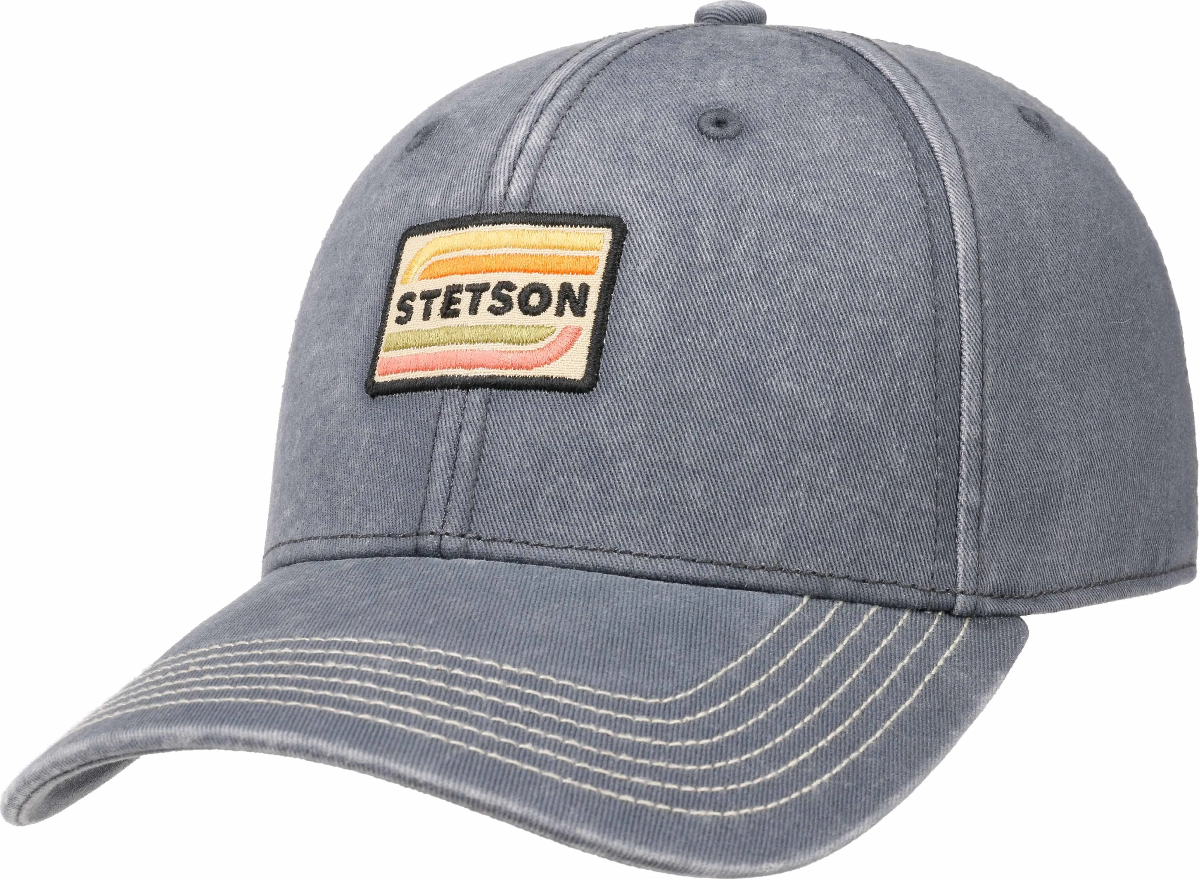 Stetson Men&#x27;s Baseball Cap Cotton Gray | Buy Stetson Men&#x27;s Baseball Cap Cotton Gray here | Outnorth