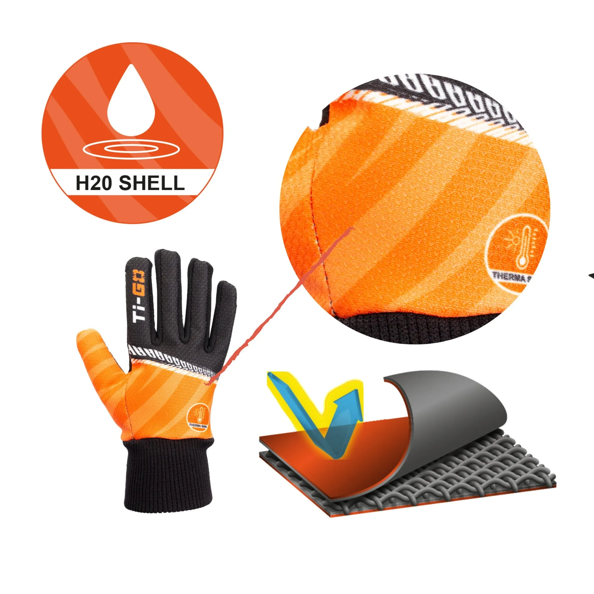 Ti-GO Weatherproof Kids Winter Gloves
