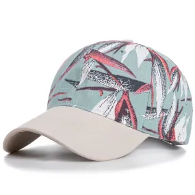 Ultrendy Tropical Patterned Baseball Hats