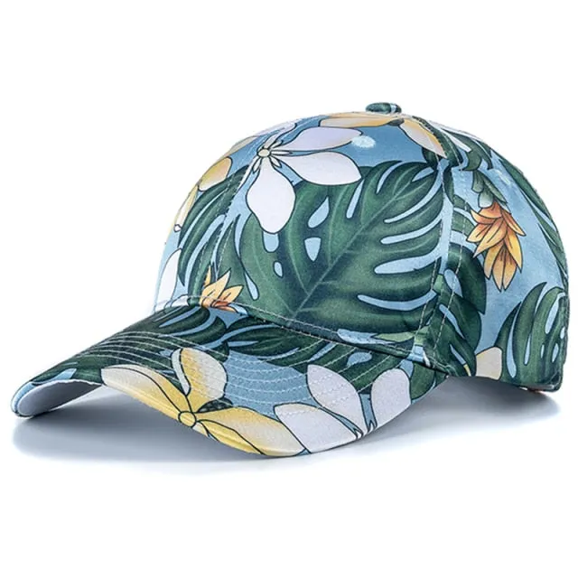 Ultrendy Tropical Patterned Baseball Hats