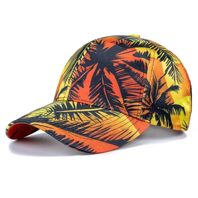 Ultrendy Tropical Patterned Baseball Hats