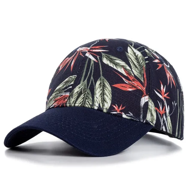 Ultrendy Tropical Patterned Baseball Hats