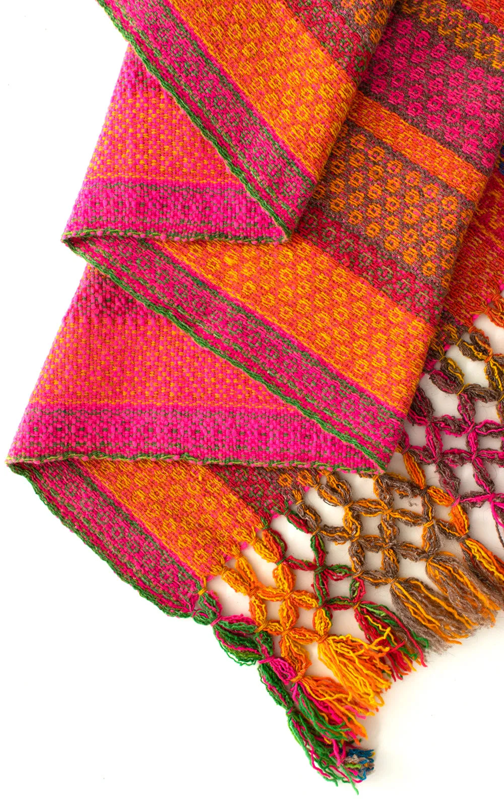 Vintage Woven Wool Scarf