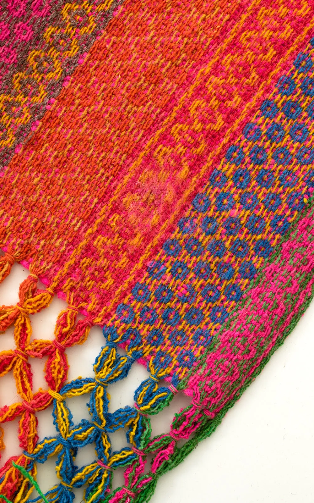 Vintage Woven Wool Scarf