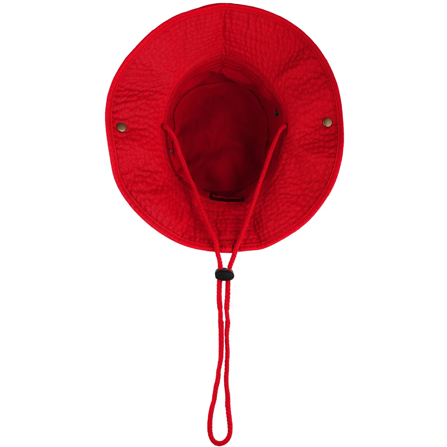 Wide Brim Boonie Hat - Red