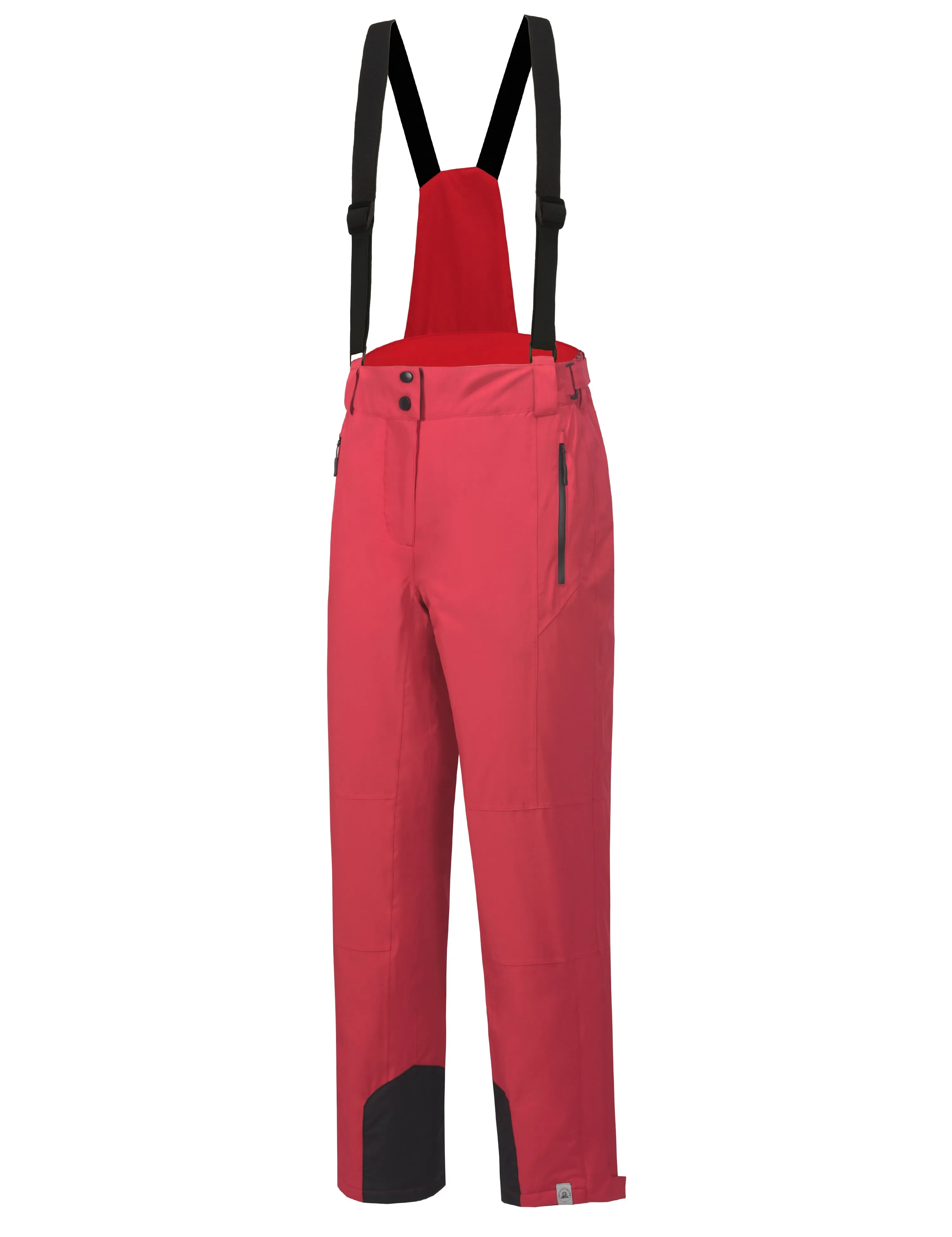 Women's Waterproof Windproof Ski Detachable Bib Pants