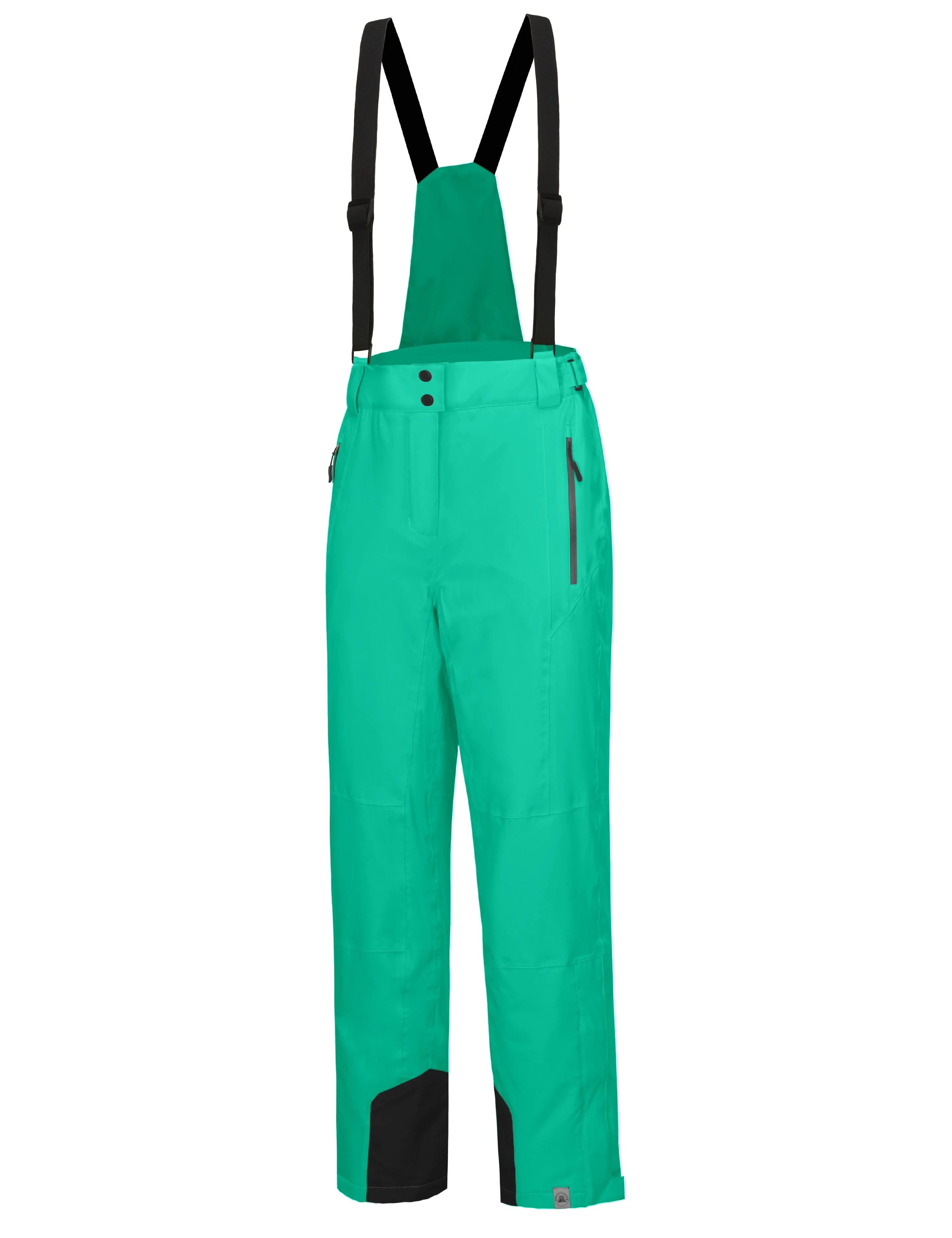 Women's Waterproof Windproof Ski Detachable Bib Pants