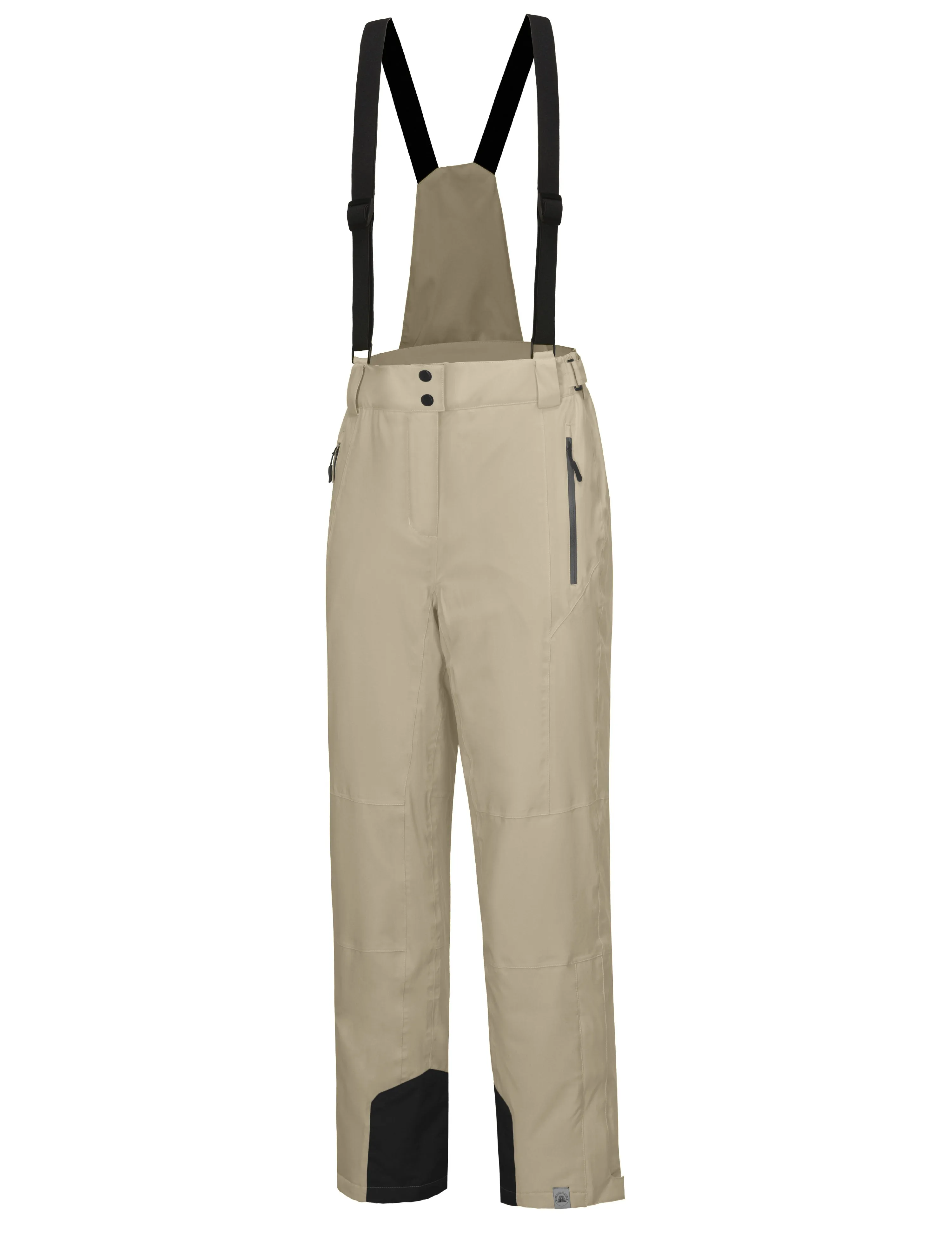 Women's Waterproof Windproof Ski Detachable Bib Pants