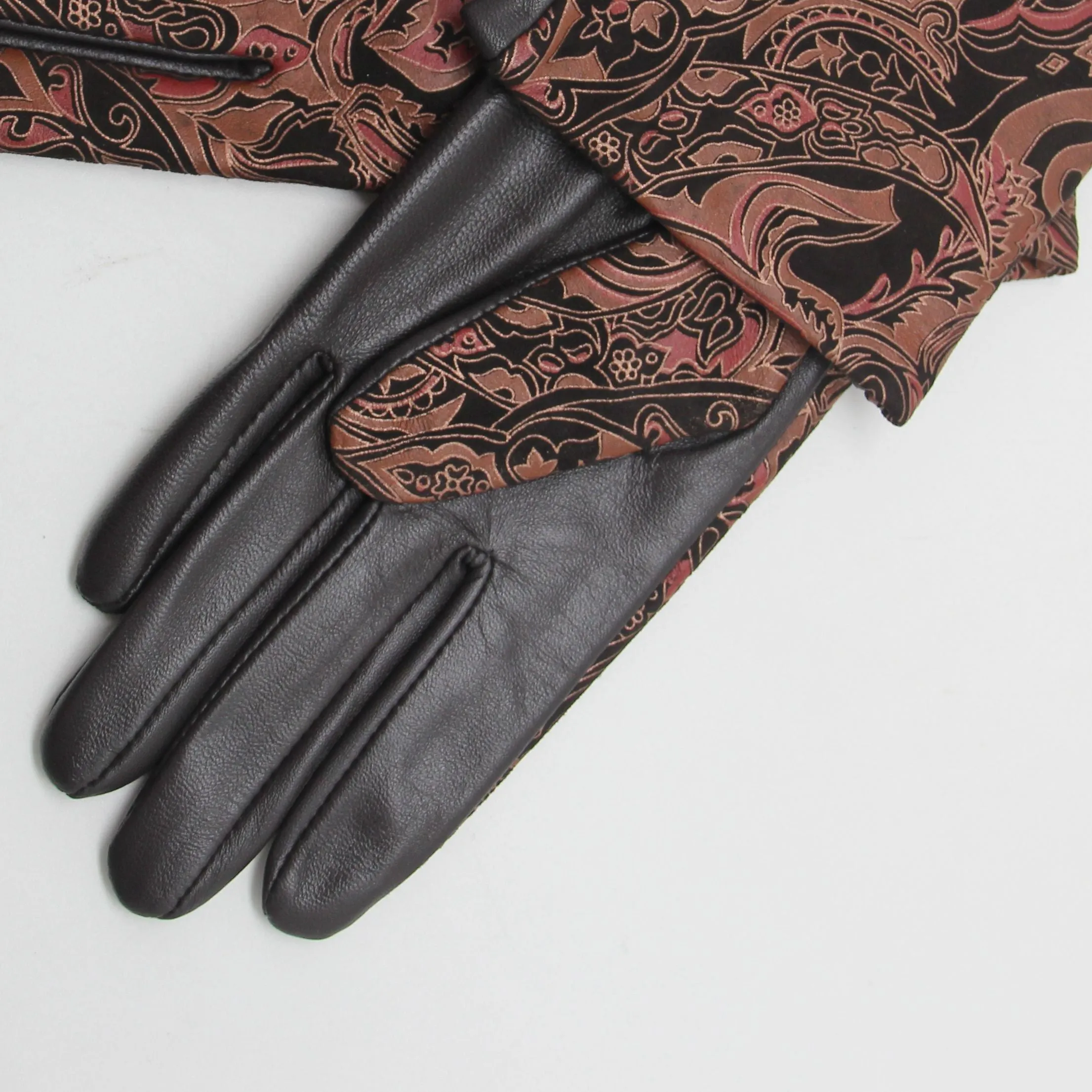 YISEVEN Womens Sheepskin Leather  Wool Lined Gloves